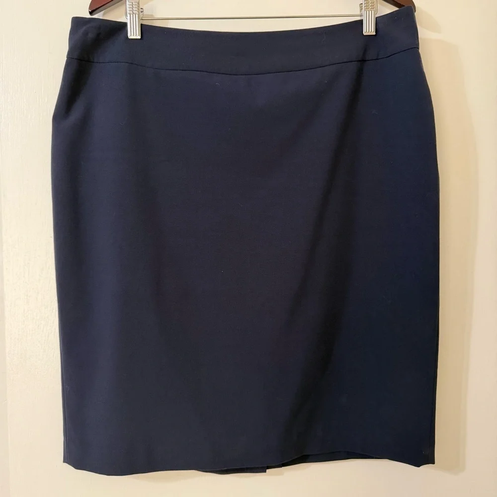 Nine West Navy Suit Pencil Skirt Size 16